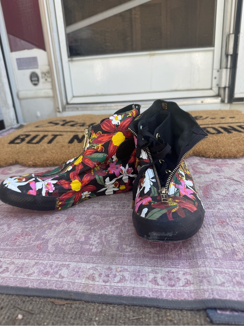 Floral Zip-Front Women's Pat BO Converse Black/Multi